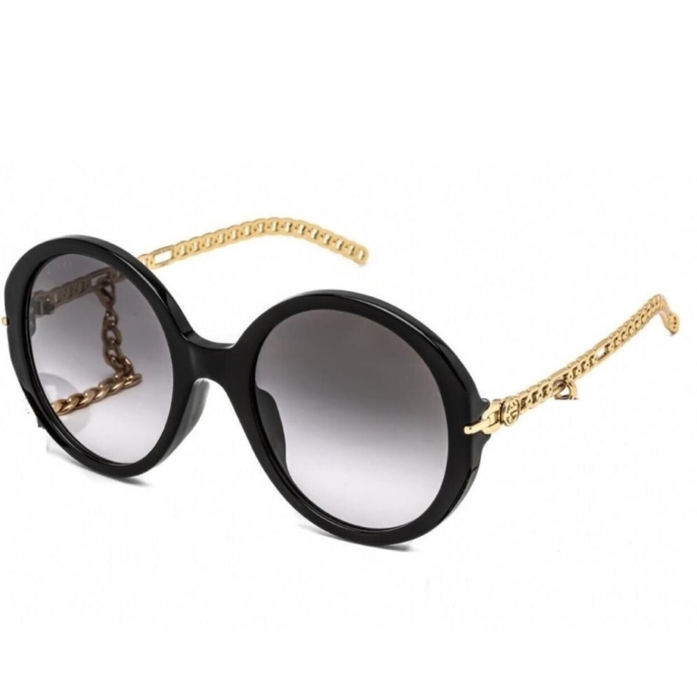 Gucci Round Chain Frame sunglasses. NEW - Picture 5 of 8